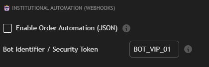 JSON webhook payload structure with entry/SL/TP coordinates