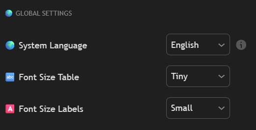 Native multi-language dropdown — operational language selector